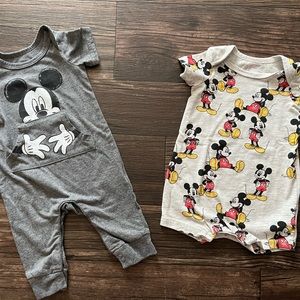Disney Baby Mickey 0-3m lot like new, one wash